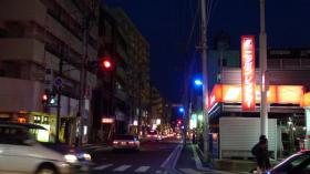 青い街灯