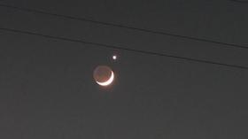 月と金星