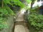 四ッ谷用水／大崎八幡宮の石段下