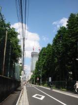 建設中の高層ホテル/仙台トラストシティ